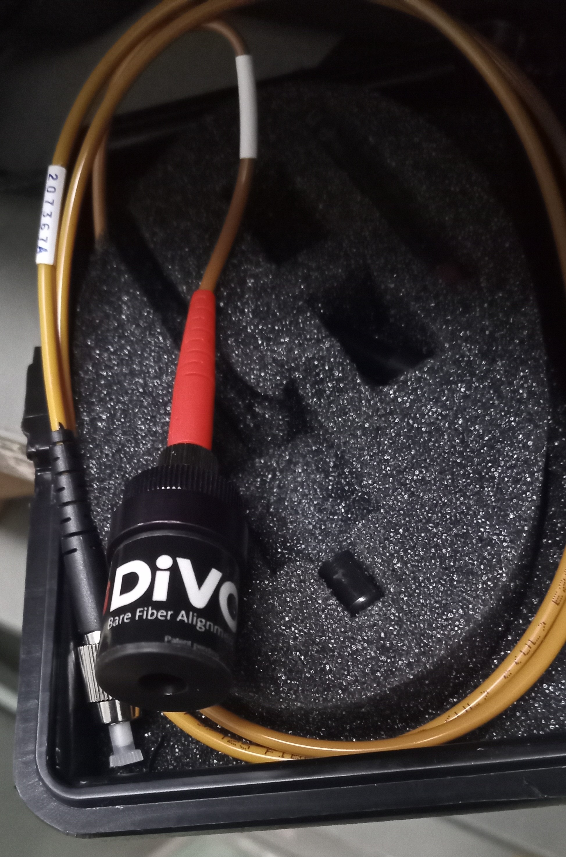 Bare Fiber Allignment Tool